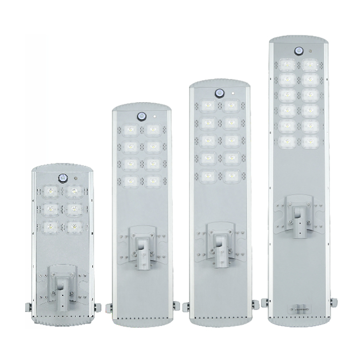 Farola LED solar integrada de alta eficiencia 200Lm/W