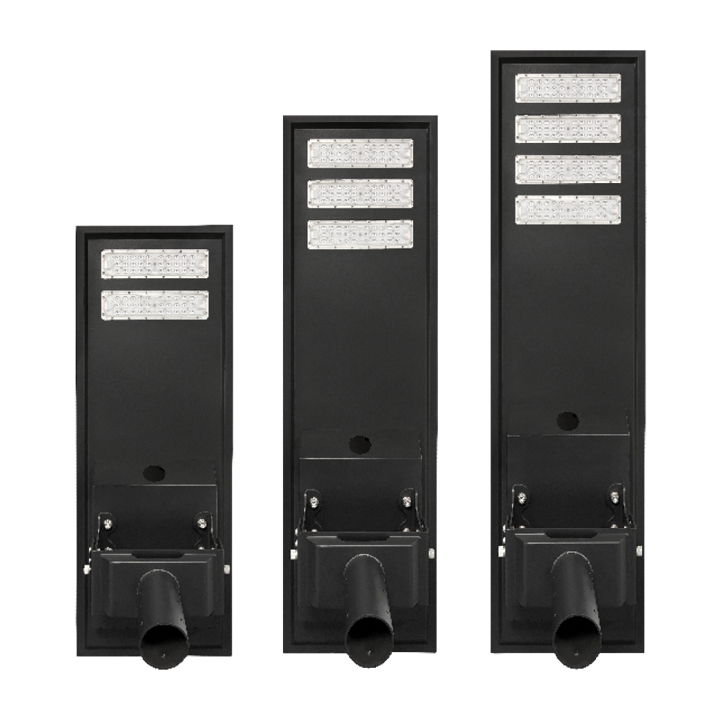 Farola LED solar de aluminio fundido a presión todo en uno