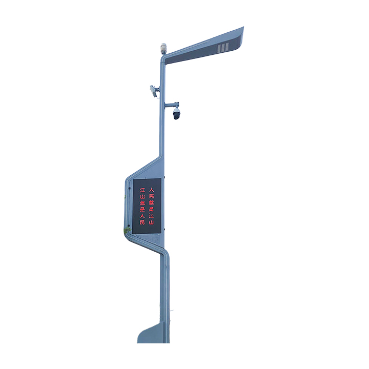 Poste de señal de monitoreo de tráfico inteligente multifuncional de acero